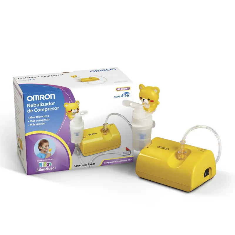 Nebulizador a compresor de 14 x 7 x 9 cm con mascarilla niño-Omron